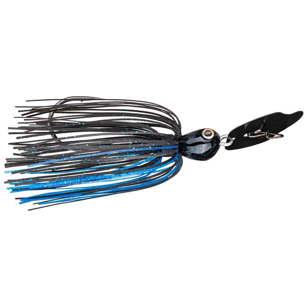 Strike King Thunder Cricket Vibrating Swim Jig image in Black Blue