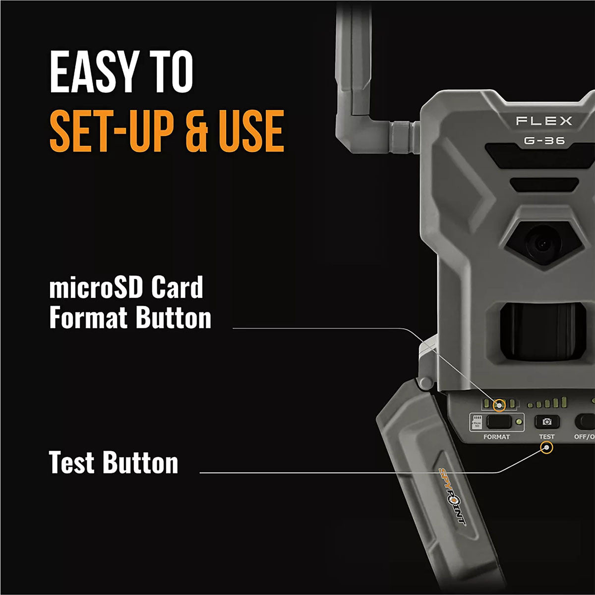 SpyPoint Flex G36 Cellular Camera - Twin Pack