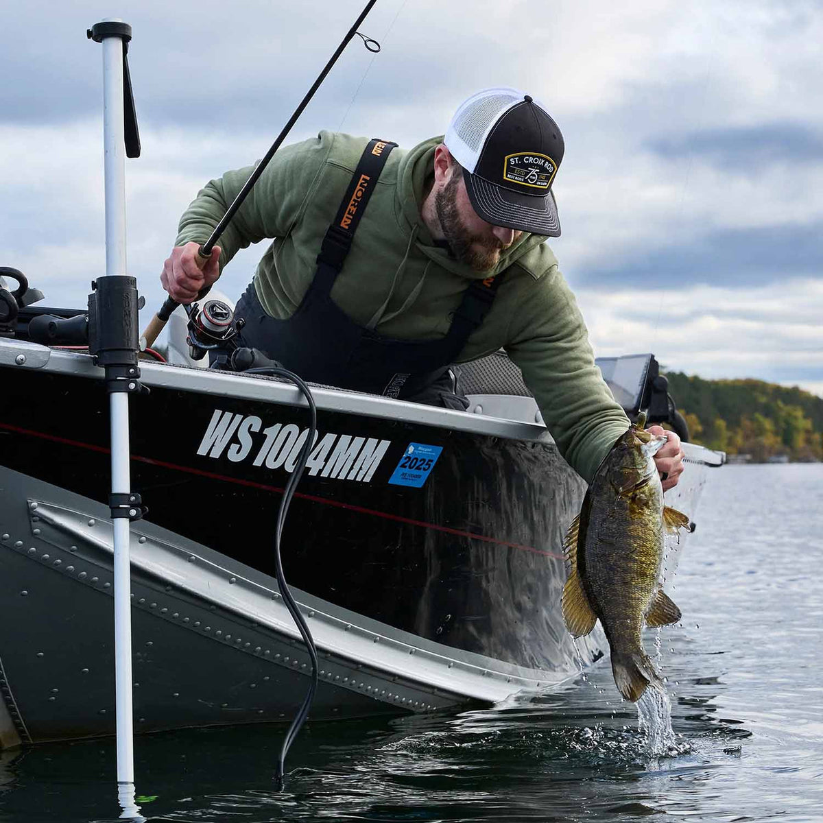 St. Croix Bass X Spinning Rod Lifestyle Image