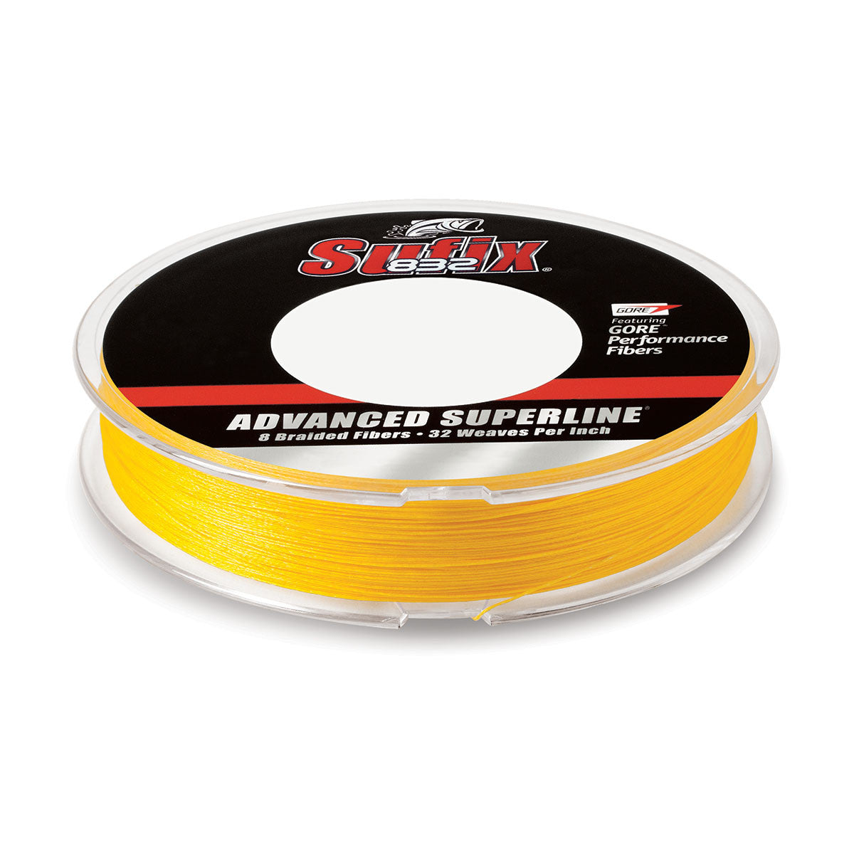 Sufix 832 Advanced Superline Braided Fishing Line Image in Sunrise Low-Vis Green