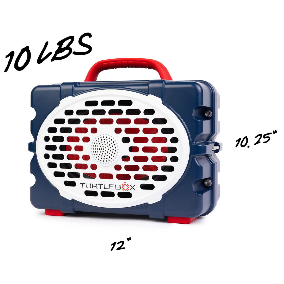 Specifications Image of the Turtlebox Original Gen 3 Speaker.