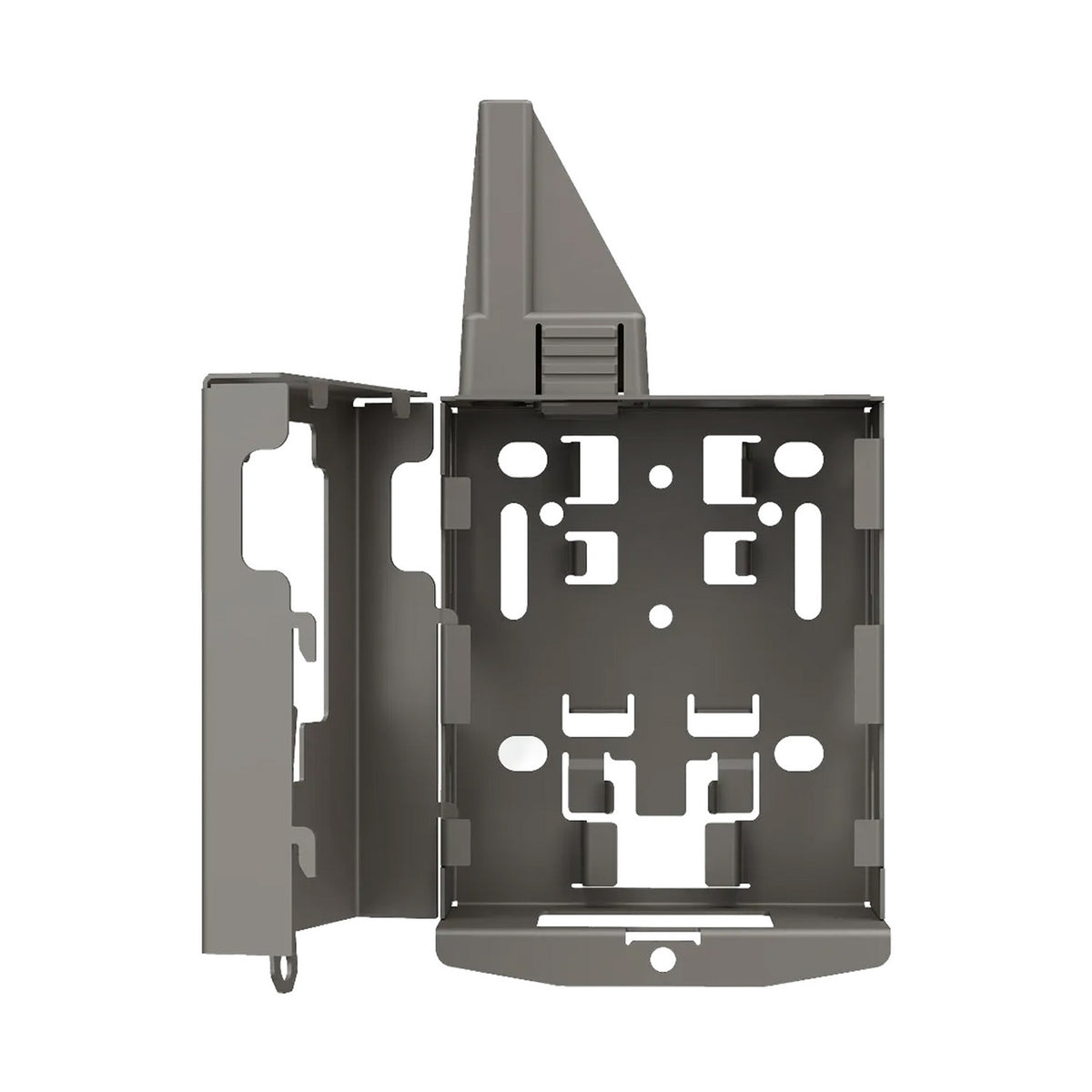 Open front image of the Tactacam Reveal Trail Camera Lockable 4.0 Security Box.