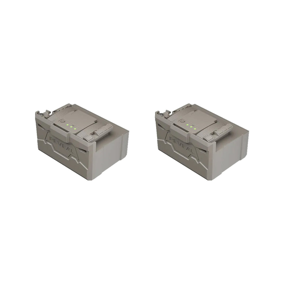 Top tilted image of the Tactacam Reveal Flexpack R5 Power System, 2 Pack.