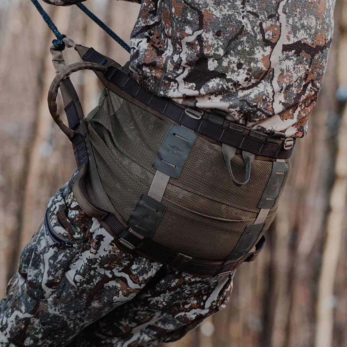 Tethrd Ultralock SD Treestand Saddle - Regular Lifestyle Image