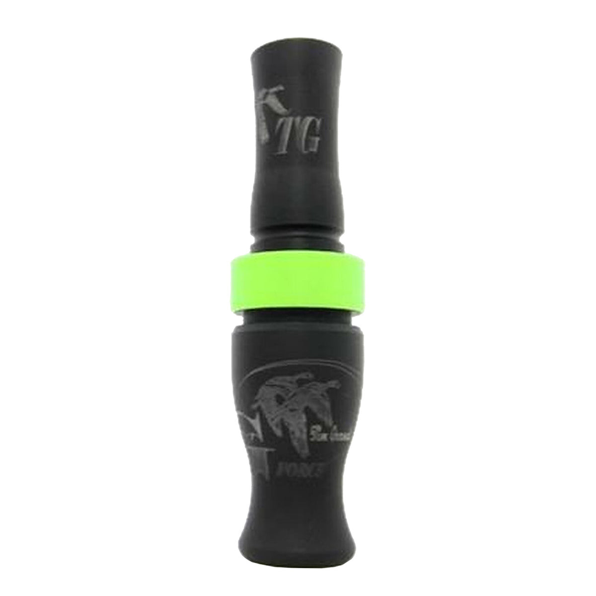 Tim Grounds G Force Goose Call Image in Flat Black with Lime