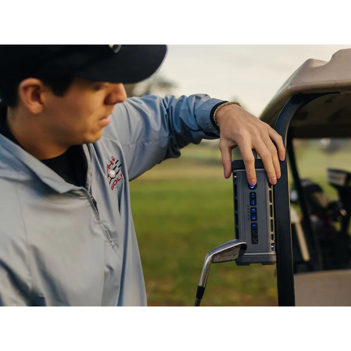 Golf Cart Image of the Turtlebox Ranger Bluetooth Speaker.