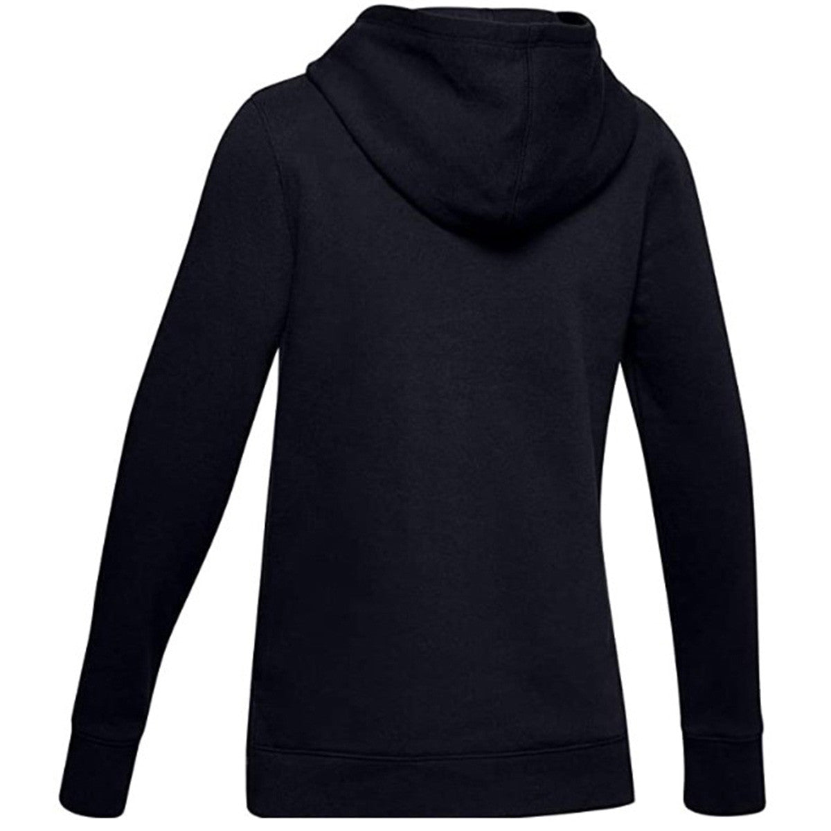 UA Girls Rival Print Fill Logo Hoodie - Black/Lace Pink