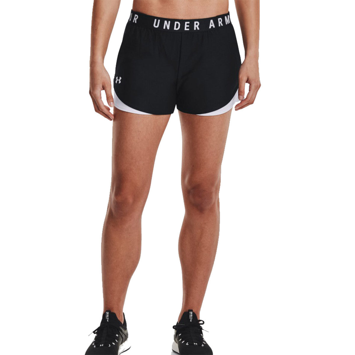 Under Armour Women's Play Up Shorts 3.0 - Black White White