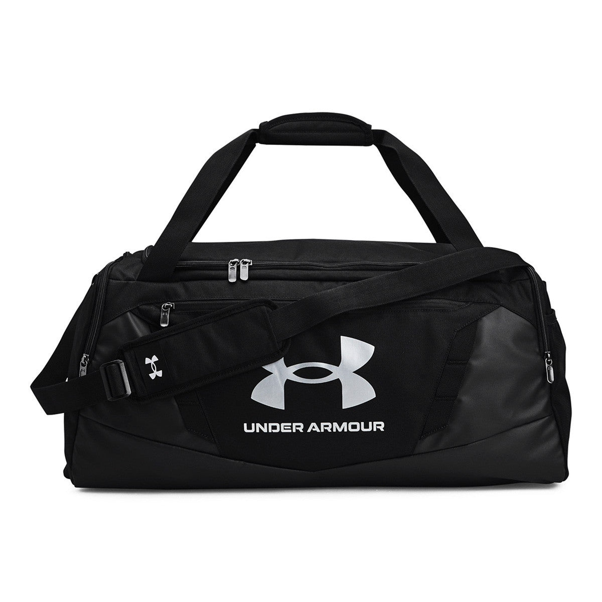 Under Armour Undeniable 5.0 Medium Duffle Bag - Black Metallic Silver Black-Metallic Silver