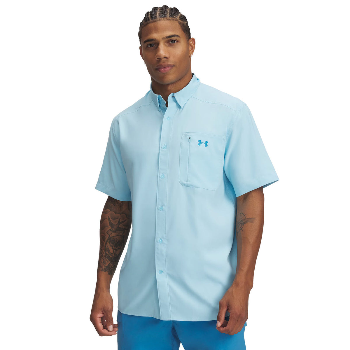 Under Armour Drift Tide 2.0 Short Sleeve Shirt - Stream-Ether Blue