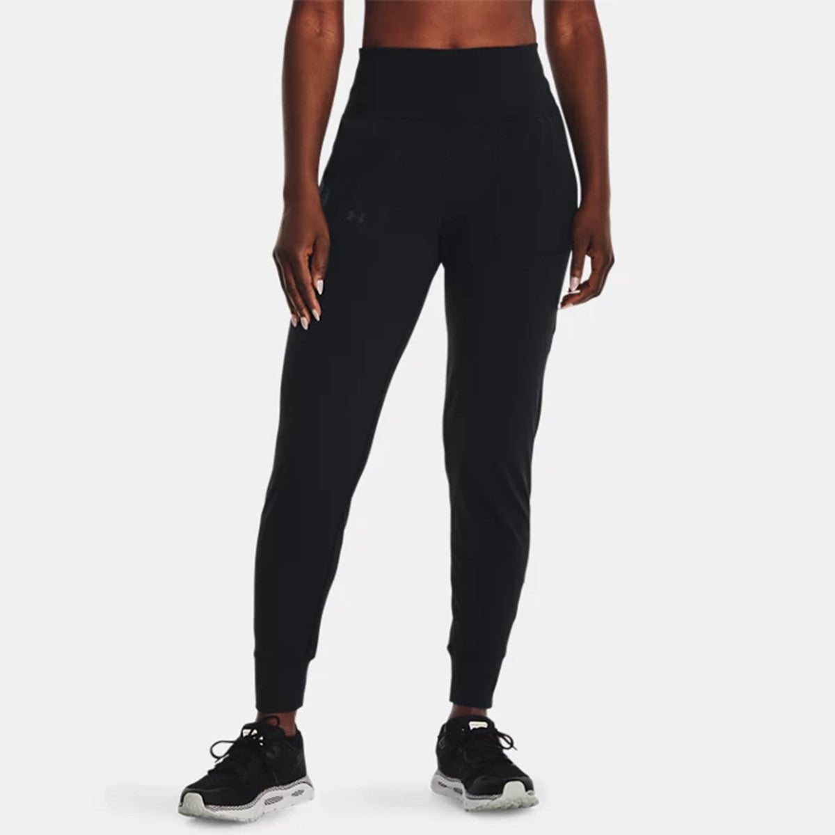 Under Armour Women's Motion Joggers Image in Black