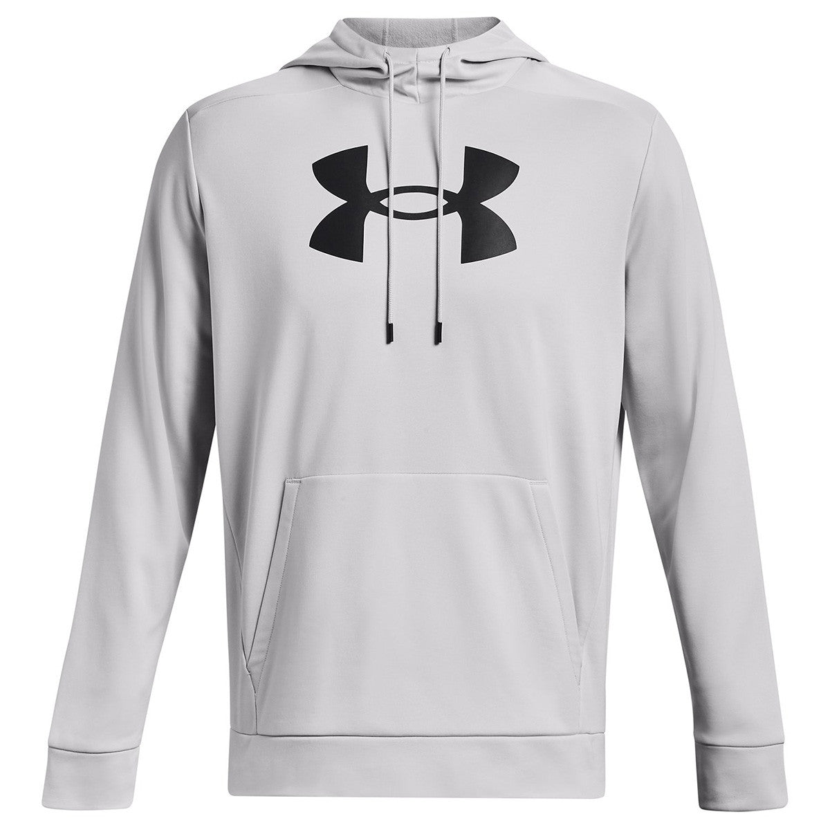 Under Armour Armour Fleece Big Logo Hoodie - Halo Gray-Black