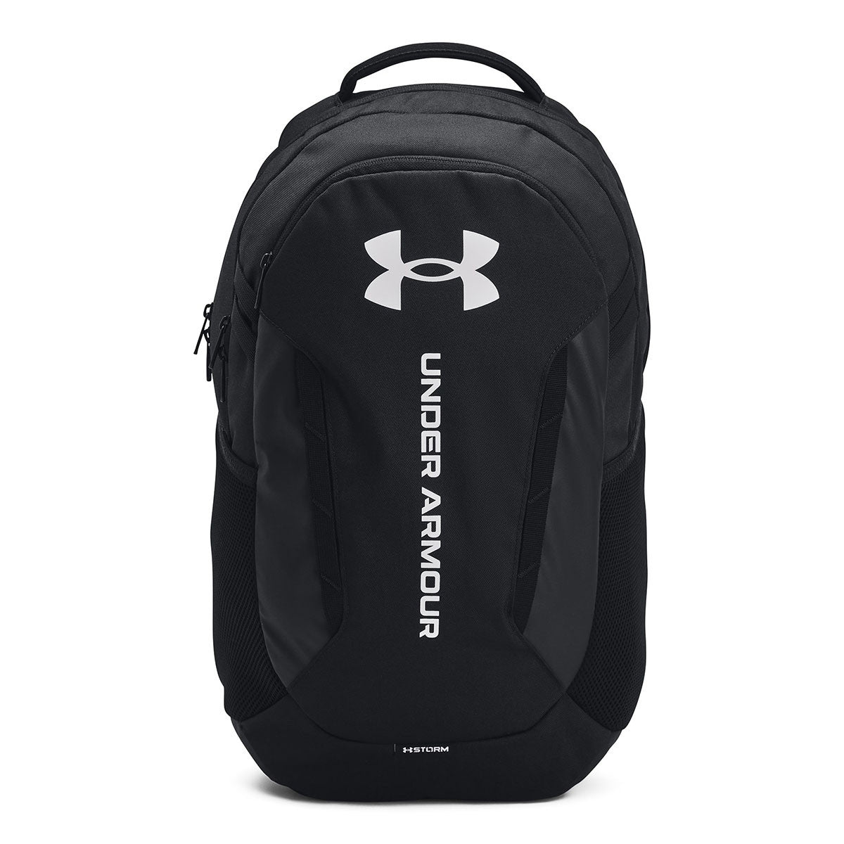 Under Armour Hustle 6.0 Backpack - Black-Black-White