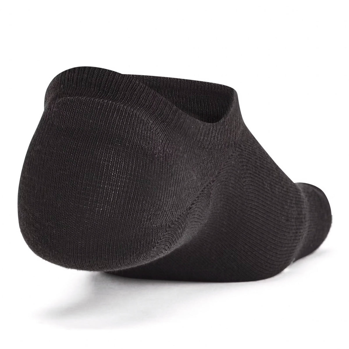 Under Armour Unisex Essential Ultra Low Sock - 6 Pack - Black-Castlerock