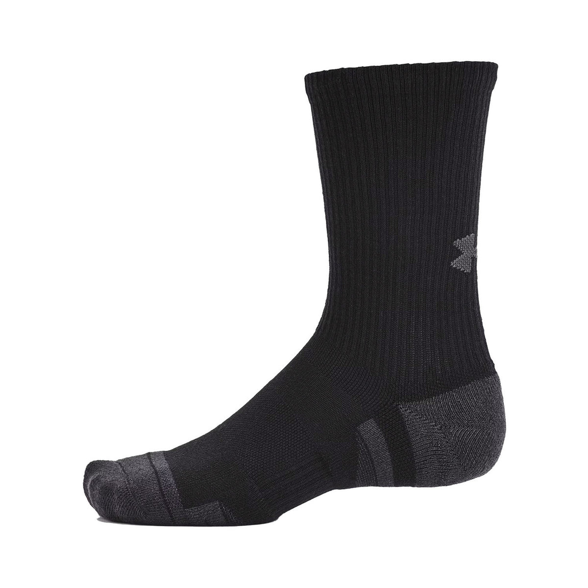 Under Armour Unisex UA Performance Tech 6-Pack Crew Socks image in Black