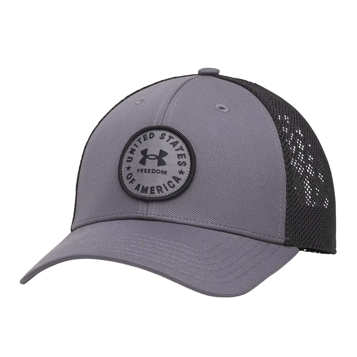 Under Armour Freedom Mid Trucker Hat image in Castlerock
