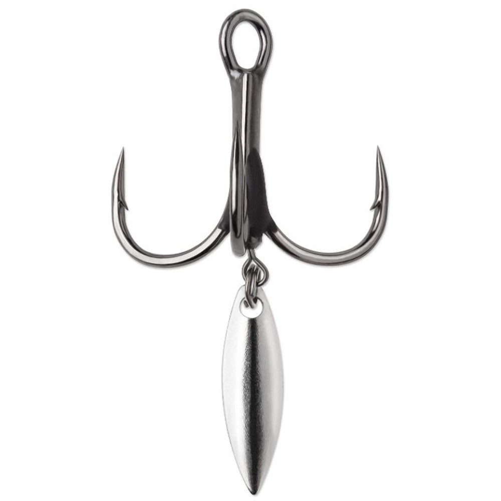 VMC Bladed Hybrid Black Nickel 1X Short Treble Hook Image
