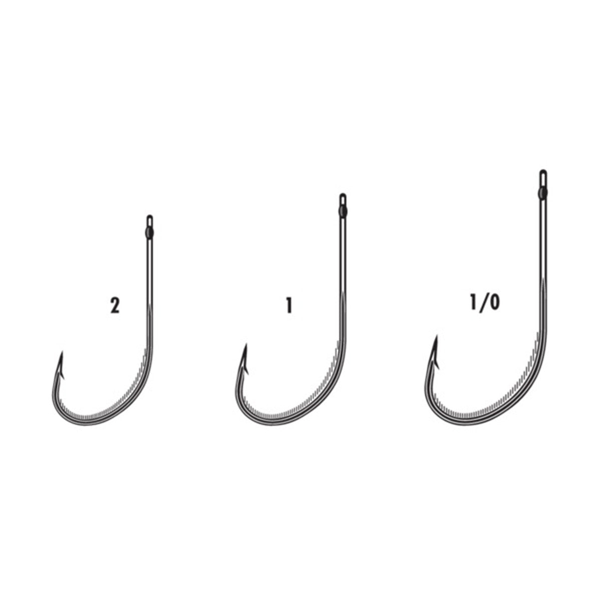 RedLine Series™ Wacky Neko Hook Size Chart Image