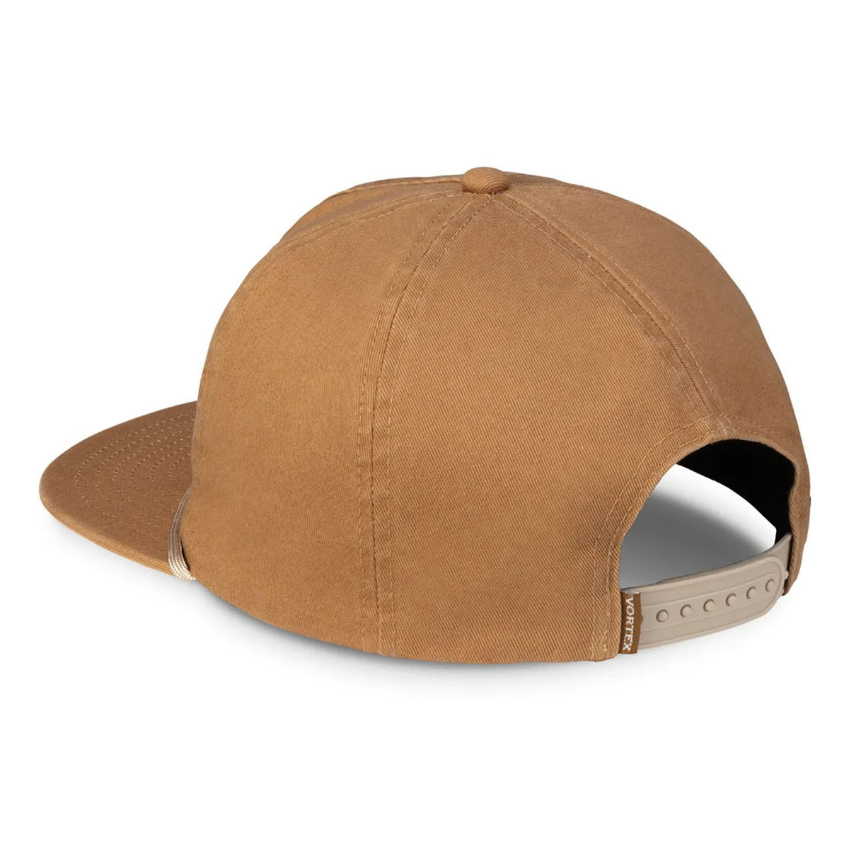 Back image of the Vortex Shock Gobble Camp Hat in Sandbar.