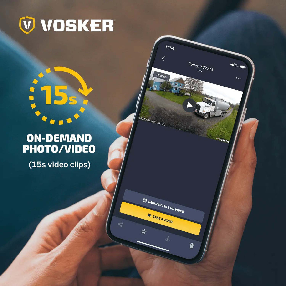 Vosker VKX Solar Powered 4G-LTE Dual Sim Security Camera App Image