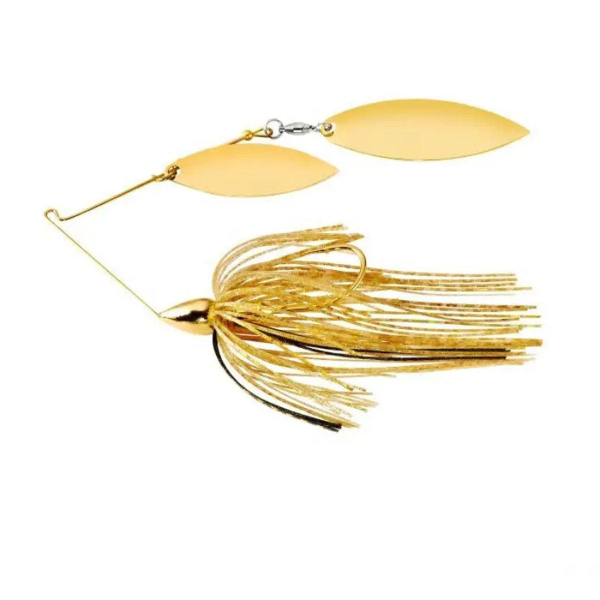 War Eagle Double Willow Spinnerbait Gold Frame - Gold Shiner
