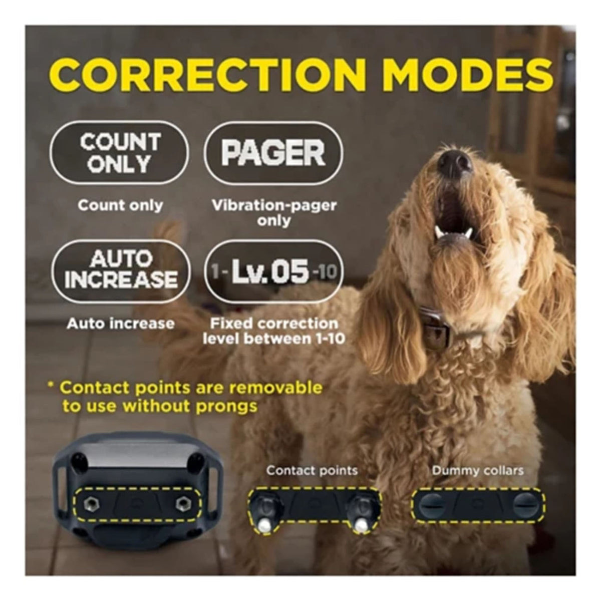 Dogtra Smart NoBark Electronic Dog Collar Details Image