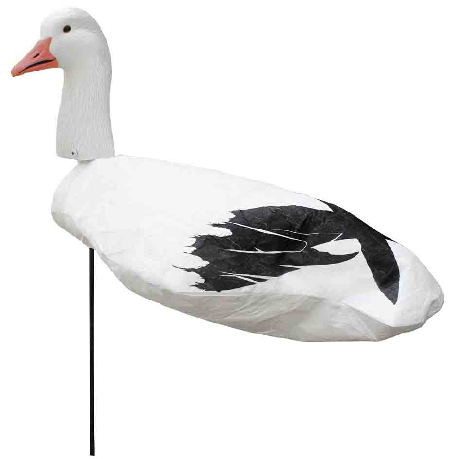 Upright Headed Snow Goose Decoys - 12 Pack