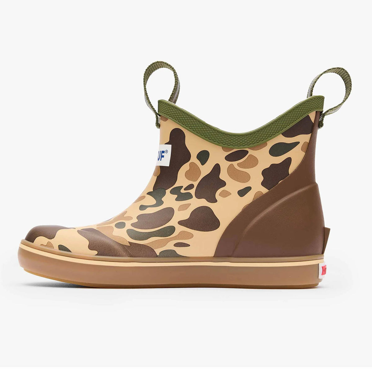 Left Side Image of the Xtratuf Kids' Ankle Sport Deck Boots.