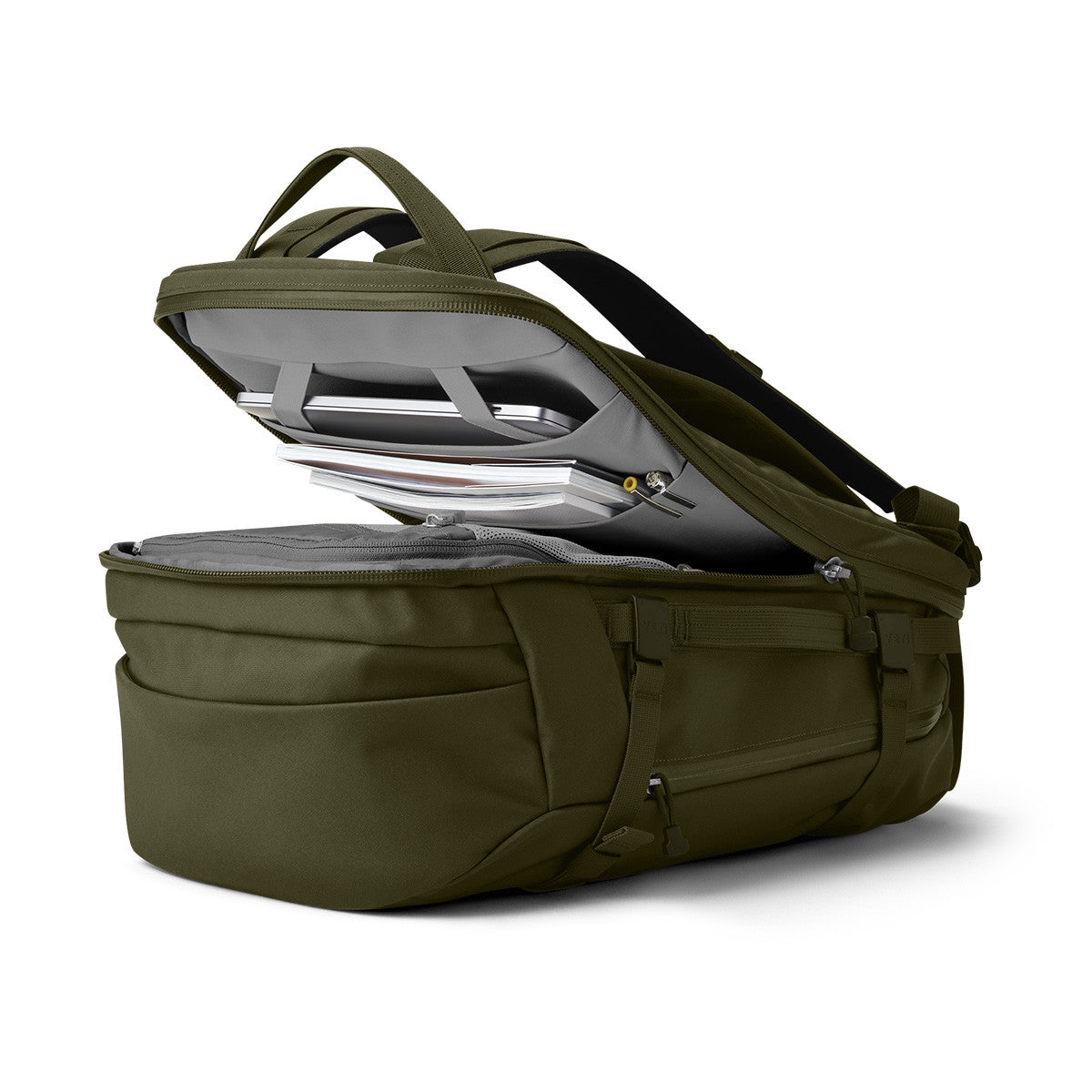 Yeti Crossroads 35L Backpack Open Image in Olive