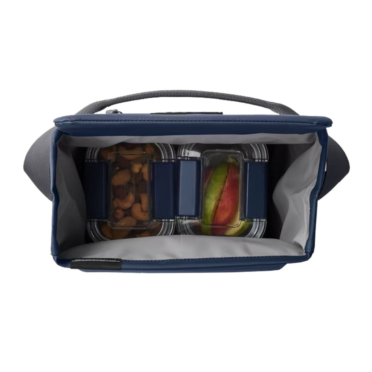 Top Image with Contents of the Yeti Daytrip 6L Lunch Bag.