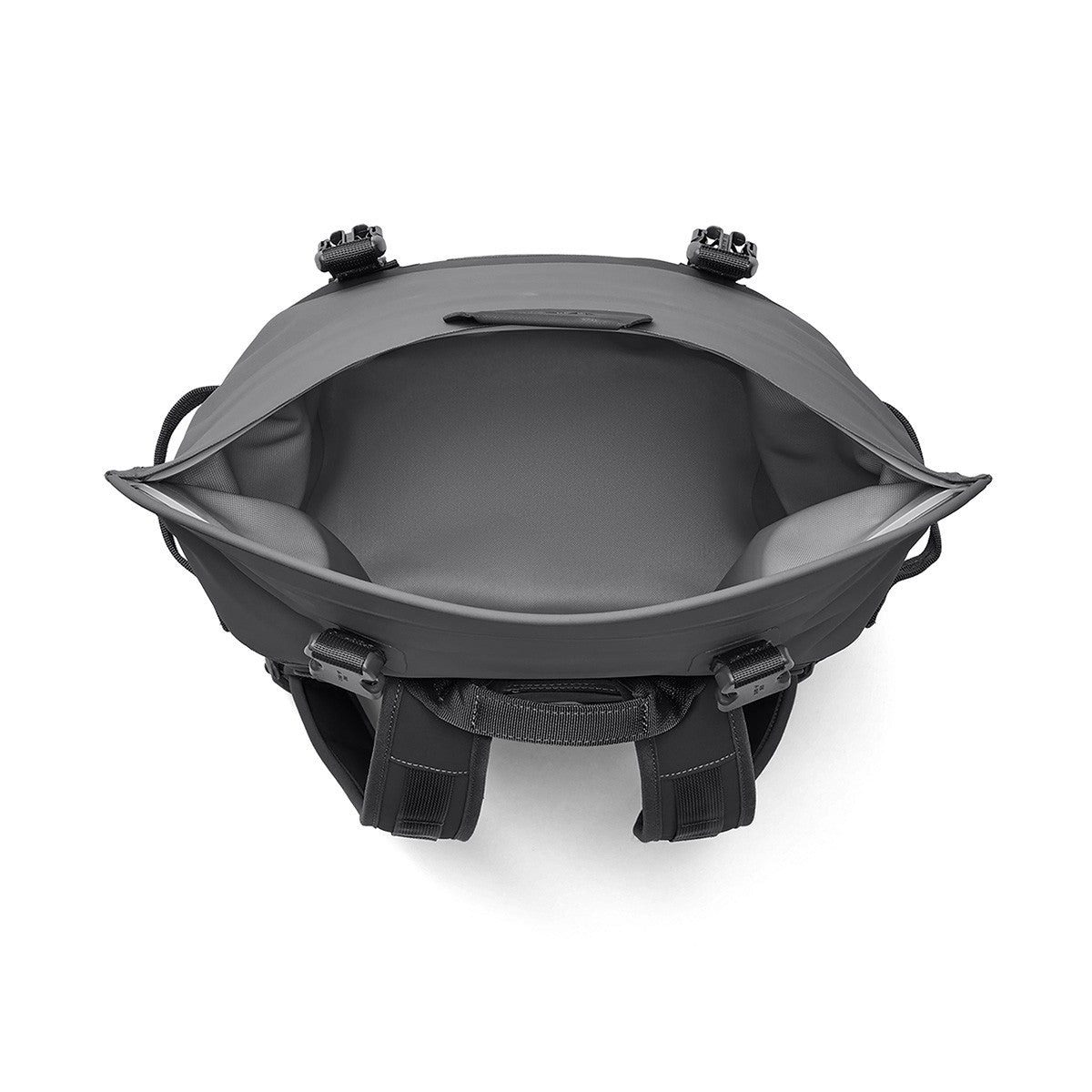 Yeti Hopper M20 Backpack Soft Cooler Top Image in Charcoal