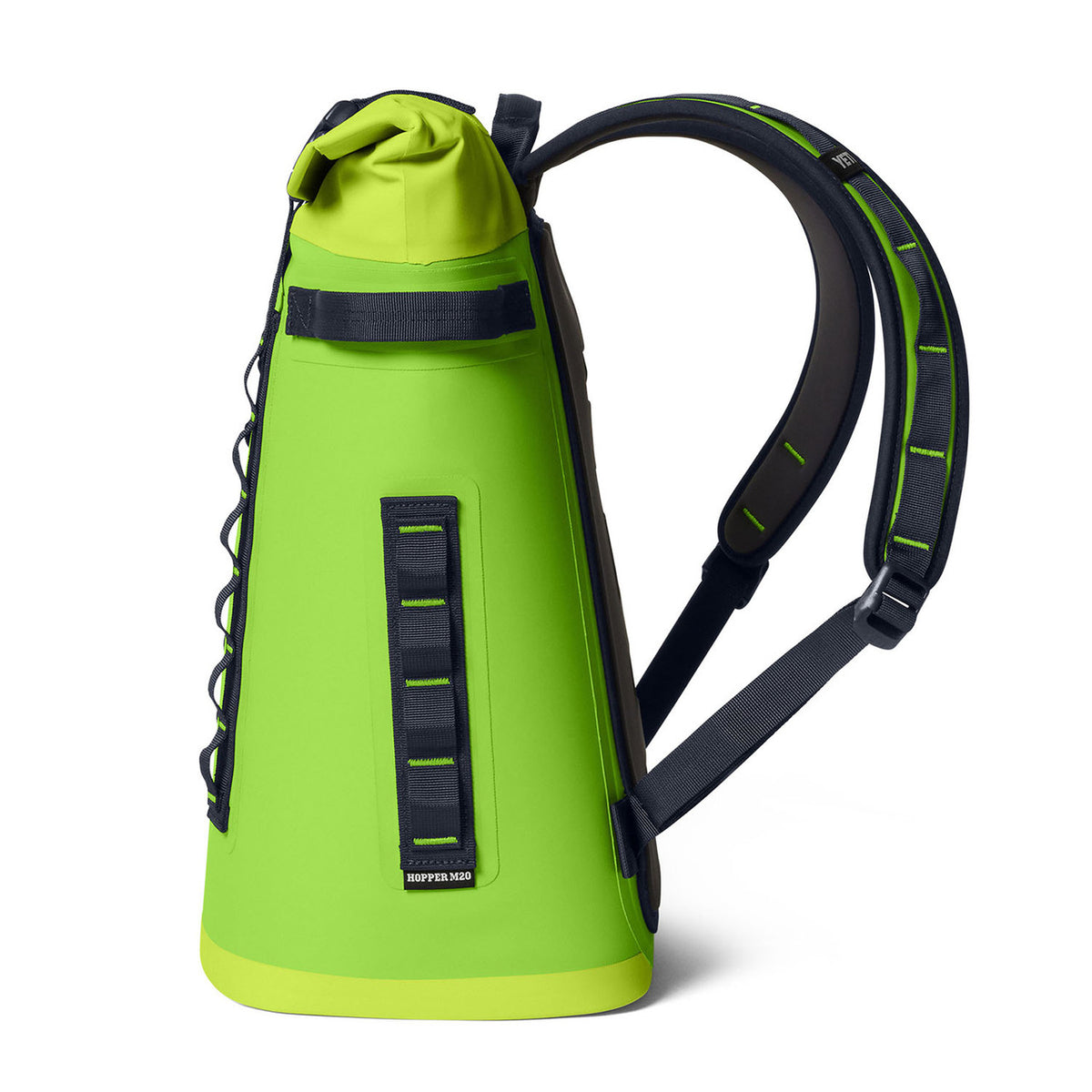 Side Image of the Yeti Hopper M20 Backpack Soft Cooler.