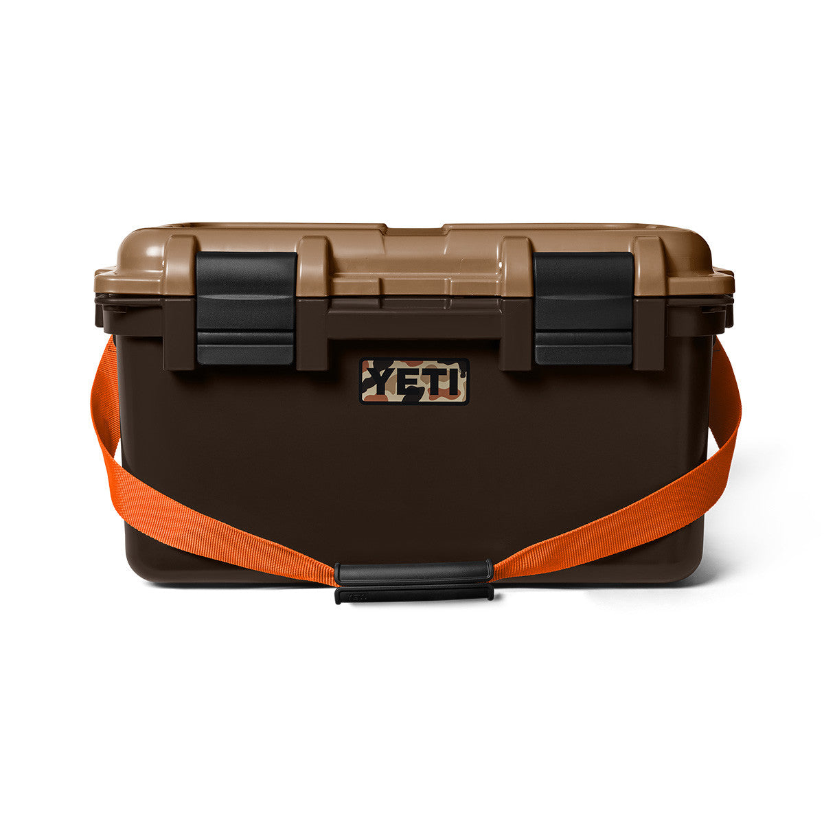 Yeti LoadOut GoBox 30 Gear Case Front Image in Wetlands Brown