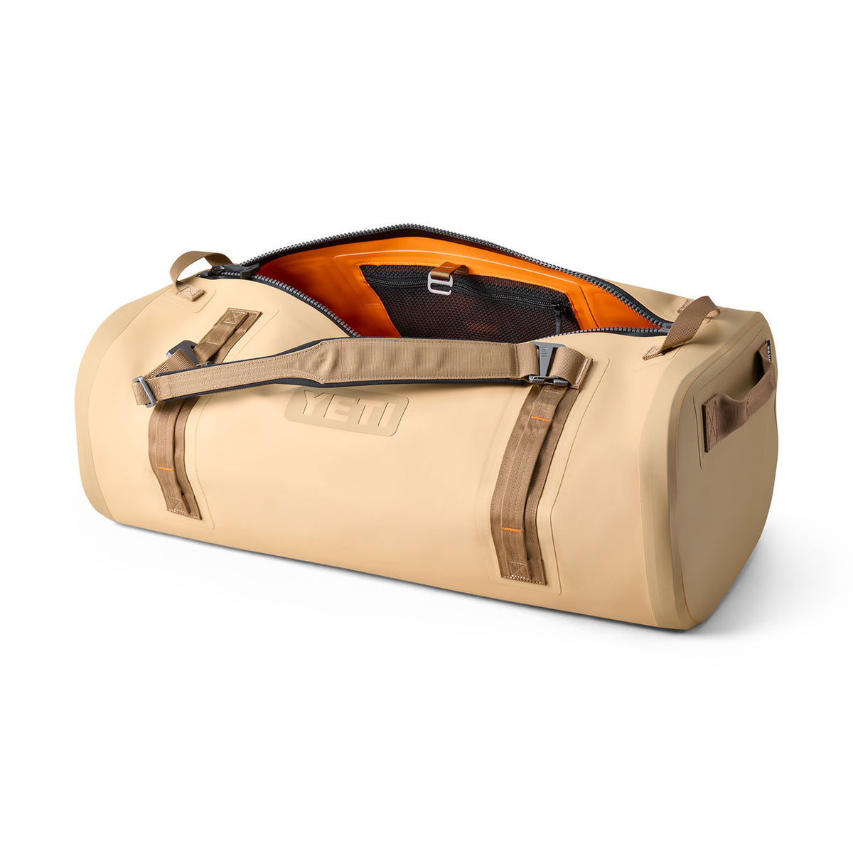 Yeti Panga 75L Waterproof Duffel Bag Top Opened Image.
