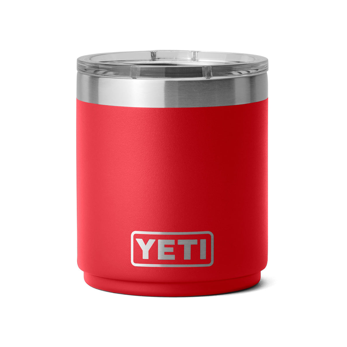 Image of the Yeti Rambler 10 oz. DuraSip Ceramic-Lined Lowball with MagSlider Lid in Rescue Red