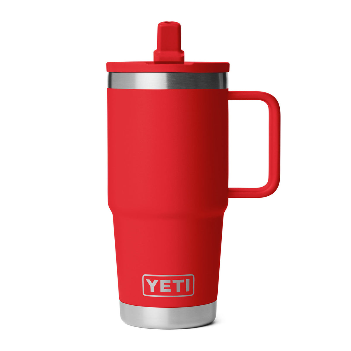 Yeti Rambler 20 oz. Travel Mug Image in Rescue Red
