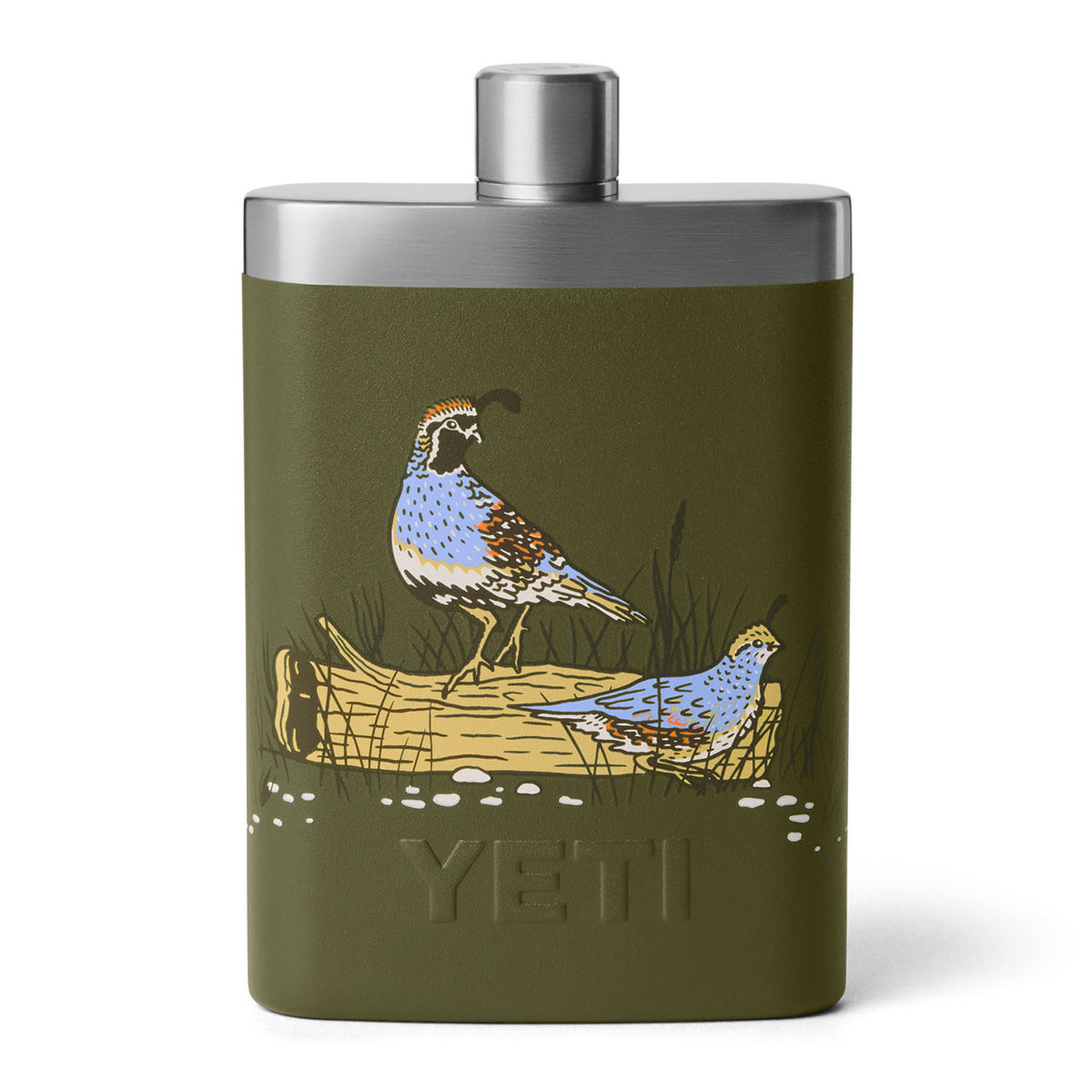 Image of the Yeti 7 oz. Upland Bird Flask in Olive.
