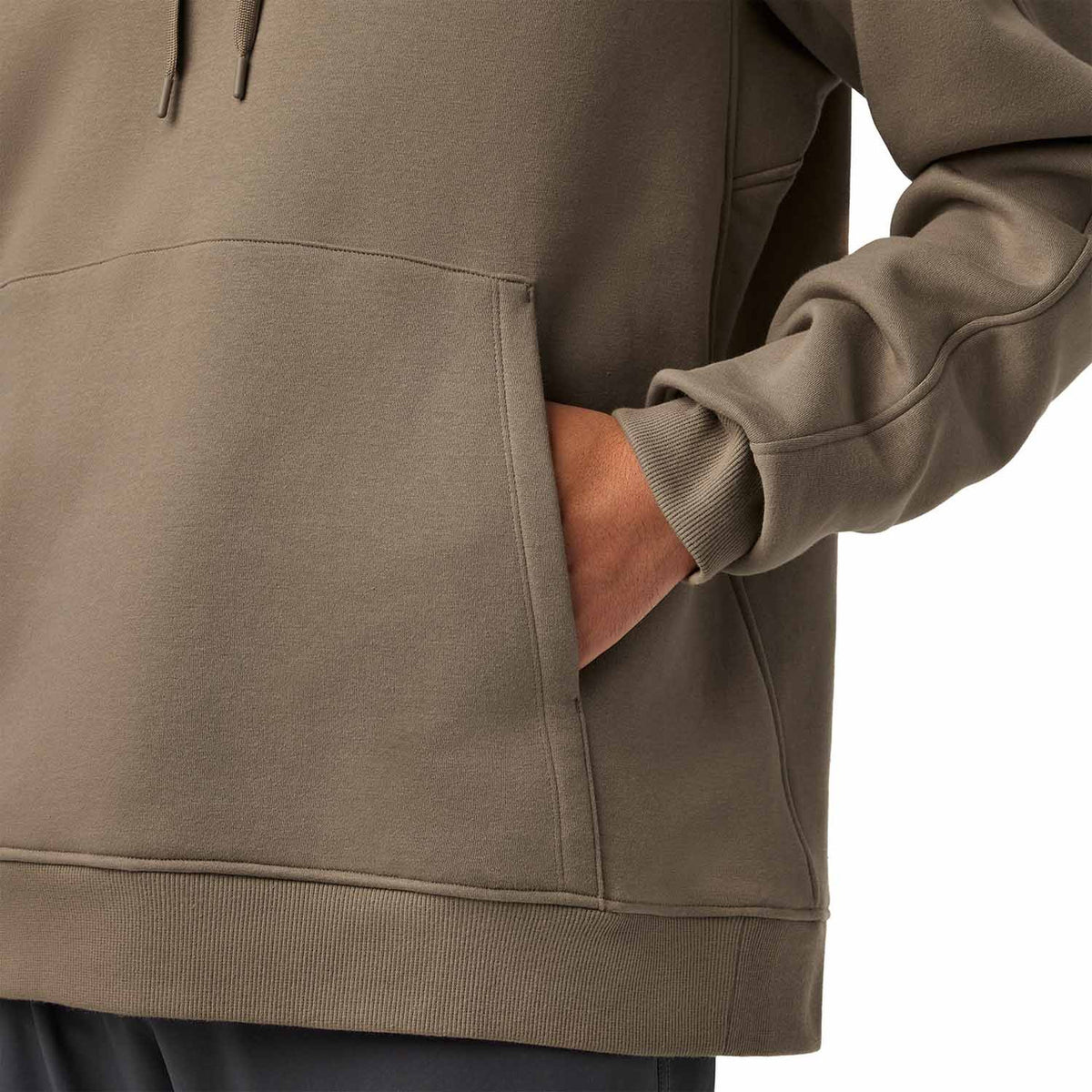 Yeti Wetlands Logo Badge Fleece Hoodie Kangaroo Pocket Image
