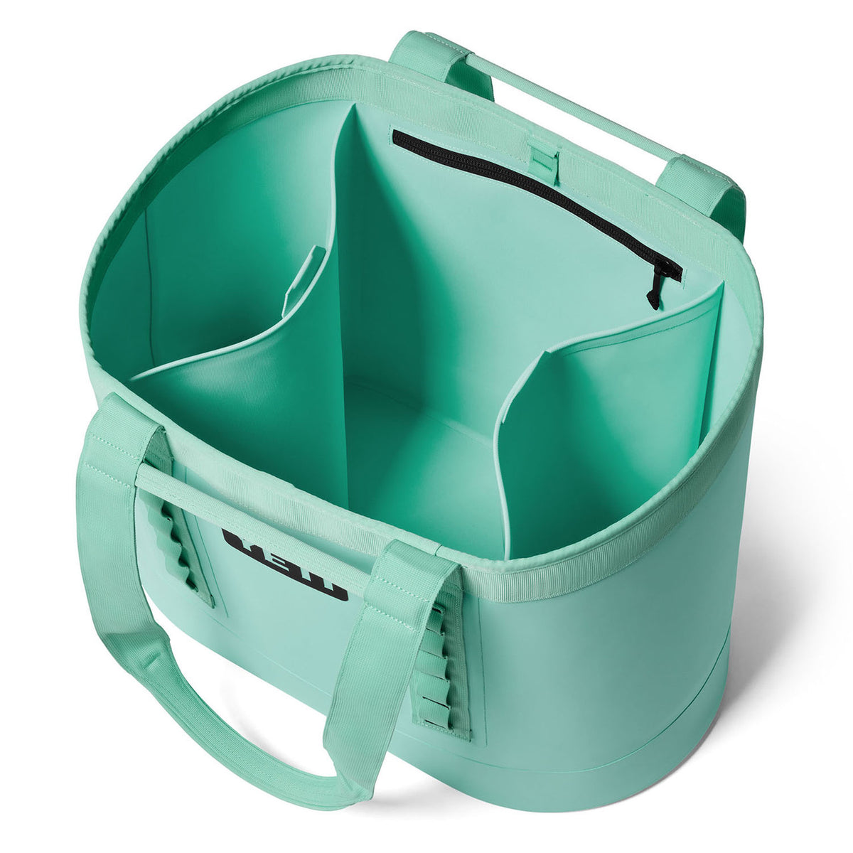 Open with Compartments Image of the Yeti Camino 50 Carryall Tote Bag.