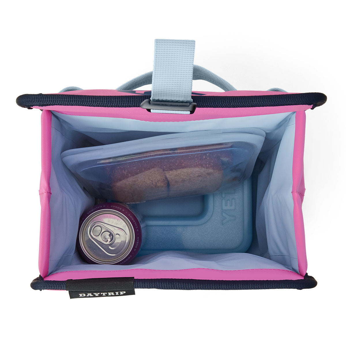 Yeti Daytrip Soft-Sided Lunch Bag Inside with Food Image