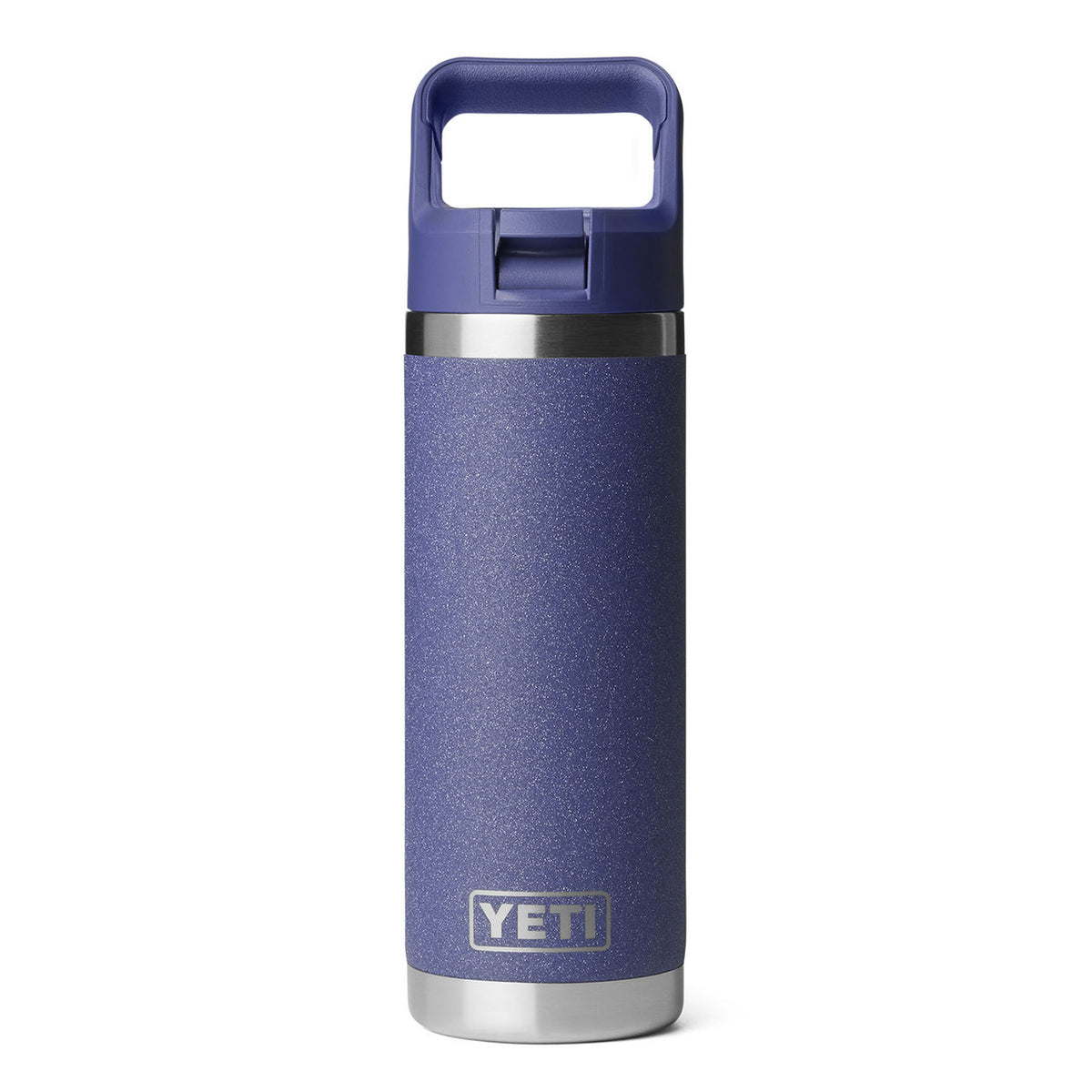Rambler 18 oz. Water Bottle with Color-Matched Straw Cap Image in Moon Dust