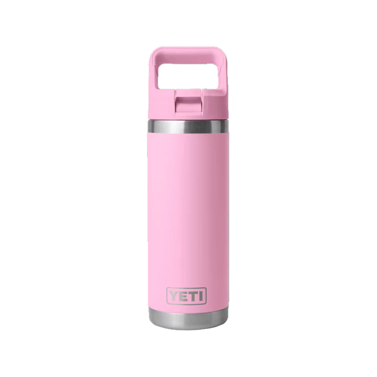 Rambler 18 oz. Water Bottle with Color-Matched Straw Cap in Power Pink
