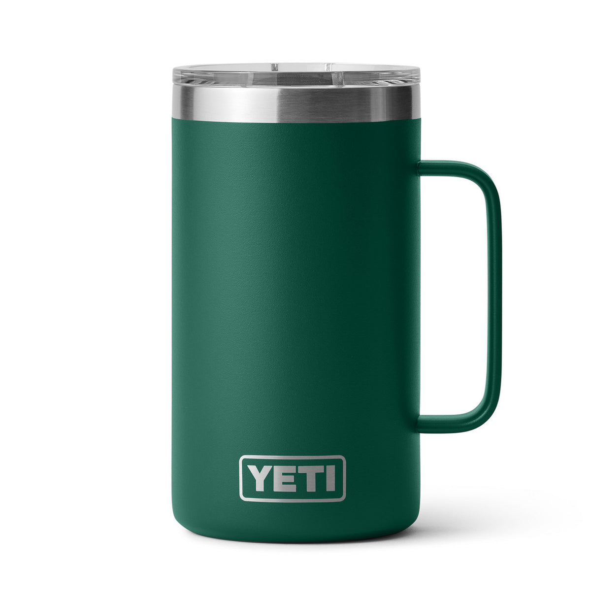 Yeti Rambler 24 oz. Mug with Magslider Lid Image in Black Forest Green