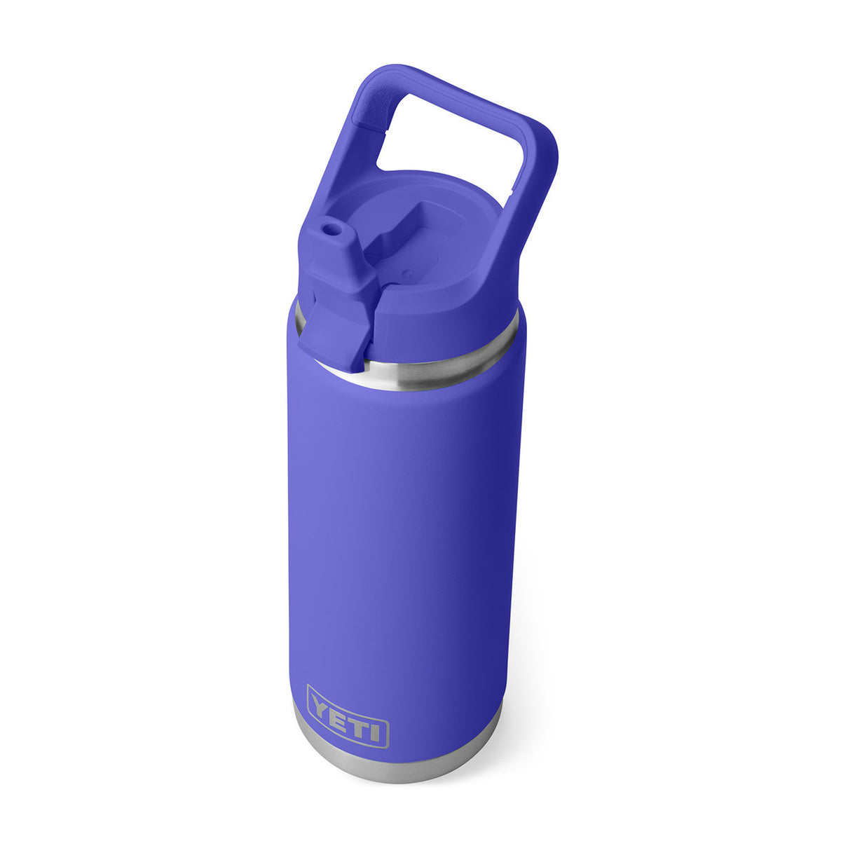 Yeti Rambler 26 oz. Water Bottle with Color-Matched Straw Cap Top Image