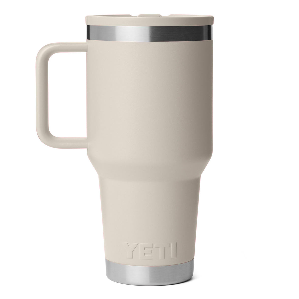 Back Image of the Yeti Rambler 30 oz. Travel Straw Mug with Color-Matched Straw Lid.