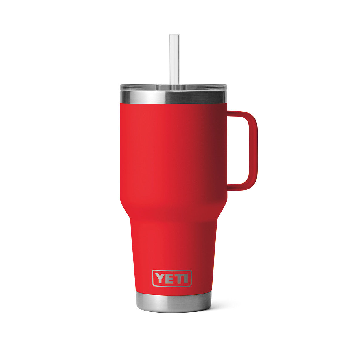Yeti Rambler 35 oz. Mug with Straw Lid Image in Rescue Red