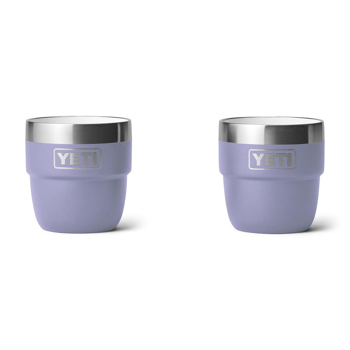 Yeti Rambler 4 oz. Stackable Espresso Cups 2 Pack Image in Cosmic Lilac