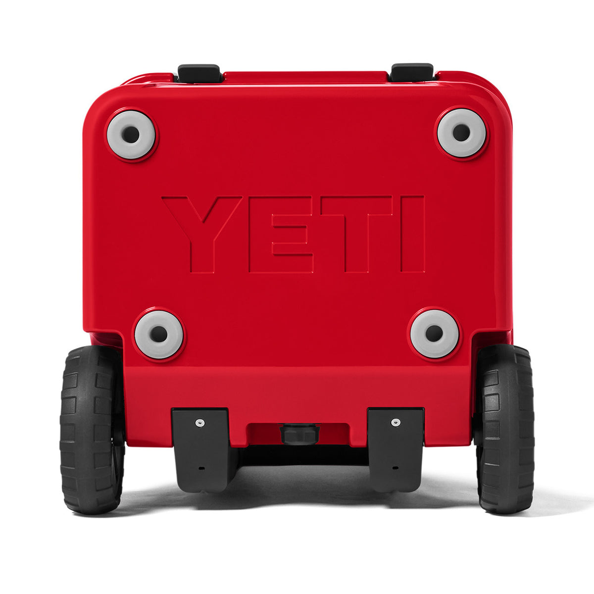Bottom Image of the Yeti Roadie 48 Wheeled Cooler.