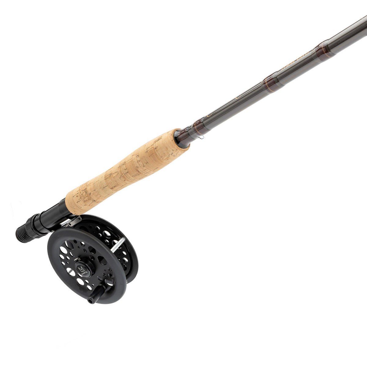 Zebco Caddis Creek 65 Fly Combo close up reel image