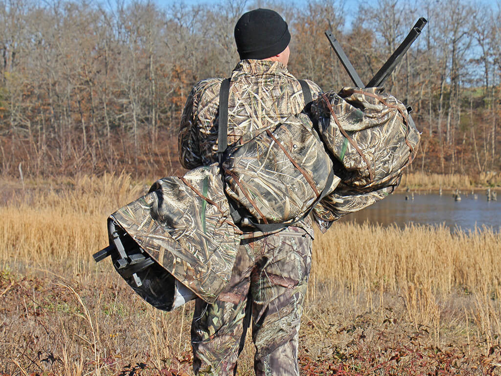 Mallard Duck Blind Replacement Cover, Mossy Oak Bottomland